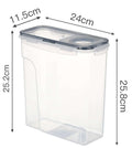 Dimensions of 4L Filament Drying And Storage Box For 3D Printers Dustproof Waterproof Canister