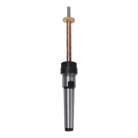 Straight Shots Precision Pen Mill Trimmer Kit component with 8 Inch Turning Mandrel and Dual Pilot Cutter Shafts in stainless steel.