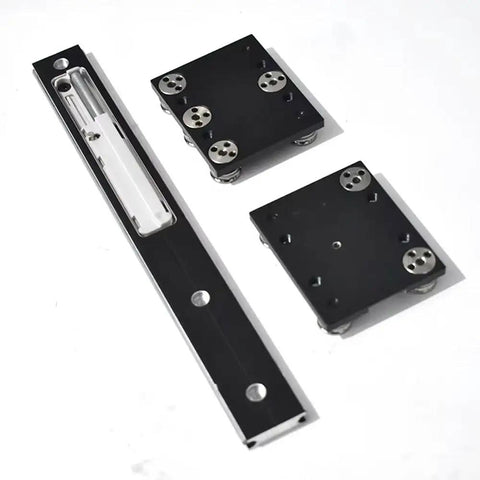 Adjustable Linear Guide Rail With Damping Wheel Slider For Precision Motion System 300-1400mm Plug-And-Play Ready No-Fuss Setup Easy Install Custom Length High Precision For Automated Machinery And Robotic Assemblies, aluminum rail