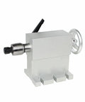 Heavy Duty Mt2 Tailstock Live Center With 100 Mm Center Height And 55 Mm Travel, aluminum design for CNC routers and milling operations.