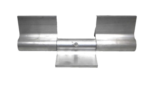 Heavy Duty Aluminum Greaseable Weld On Trailer Hinge for durable trailer doors, white finish, rust resistant, easy install