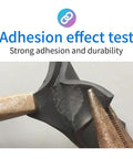 Instant Bond Rubber Glue For Tires Shoes Boots Belts And Foam And DIY Crafts Sticks Rubber To Rubber And Rubber To Plastic Or Metal Waterproof And Heat Resistant Adhesive For Everyday Projects That Boss Glue For Real adhesion test shows strong bonding between rubber to metal using pliers.