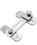 Beefy Stainless Steel Sliding Door Anti Theft Chain Lock with Deadbolt for doors windows cabinets and pet cages, corrosion resistant latch