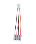 Heavy Duty 50A 12AWG Double Y Adapter Connector Plug with color coded wires for easy crimp assembly in battery projects.