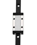 Heavy Duty 450mm Linear Sliding Rail Guide With MGN9H Carriage for 3D printers and CNC machines, stainless steel bearings, black finish