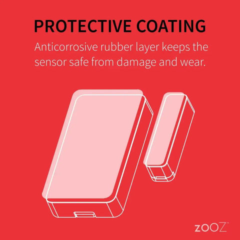 Long Range Z Wave Open Close Sensor For Doors Windows And Gates Extra Small XS ZSE41 800LR showing protective coating