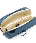 Open Ocean Wash Pouch Travel Toiletry Bag Weatherproof Organizer With Upright Or Hanging Design showing interior compartments
