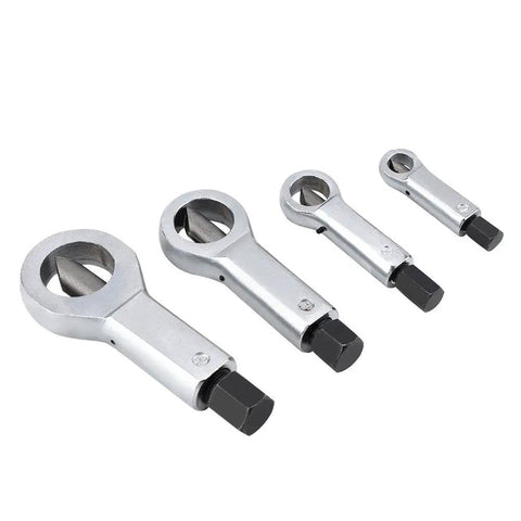 Four sizes of Beast Mode Heavy Duty Nut Splitter For Stuck, Rusted And Damaged Nuts Easy Nut Removal Tool For Auto, Workshop And DIY Repairs
