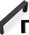 Set Of 10 Matte Black 3 Inch Cabinet Handles Center To Center 76mm Drawer Pulls Zinc Alloy Hardware For Kitchen Cabinets And Dressers