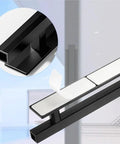 10 Pack Self Stick Black ABS Plastic Cabinet Drawer Handles For Kitchen, Furniture, Closets And Wardrobes With Strong Adhesive