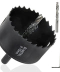 70mm Bi-Metal Hole Saw With Triangular Shank For Wood And Plastic, M42 High-Toughness Drill Bit, 10mm Shank Fits Most Drills
