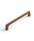 Antique Brass Cabinet Pulls 5 Inch Hole Centers 128mm Vintage Style Drawer Cupboard Wardrobe Hardware Set 12 Pack close-up view