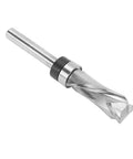 Extra Long Compression Flush Trim Router Bit With Top Bearing For Ultimate Woodworking Precision, 1/4 Inch Shank And 1/2 Inch Cutting Dia.