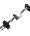 Top Shelf 900Mm Ball Screw Set With Single Nut Bk25 Bf25 Brackets And Torsion Coupling For Cnc Crews with steel shaft and couplings.