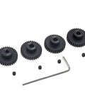 Beefed Up 48P Pinion Gear Set For RC Cars With 3.175mm Shaft Includes 32T 33T 34T 35T 48DP Pitch Hardened Steel Upgrade Part
