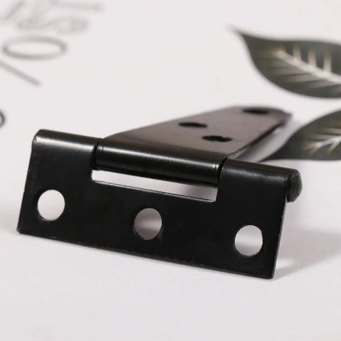 Heavy Duty T Shape Door Hinges Set With Zinc Coating In Iron For Easy Install And Quick Dismantle Six Screw Holes Ideal For Hotels Counter Doors