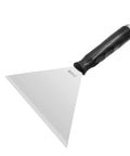 Stainless Steel 7 Inch Pole Scraper with 1.8mm Heavy Duty Blade for Ceiling Paint Removal and Wallpaper Scraping Fits Extension Poles