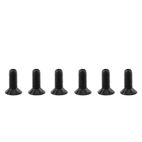 M3 Hex Socket Screws And Nuts Kit, Alloy Steel 250PCS Assorted Bolts Set, M3 X 6mm 8mm 10mm 12mm 16mm 20mm, Flat Head, Perfect For DIY 3D Printing, Sheet Metal, Woodworking And Home Repairs black flat head screws