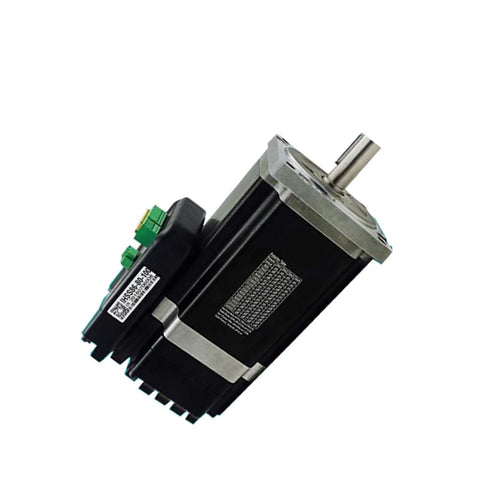 Integrated Drive Motor Closed Loop Servo System Encoder For Cnc Machines, heavy duty design, side view, precision engineering.