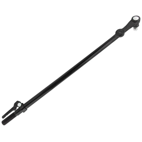 Front Center Drag Link Replacement For Ford F 250 F 350 Super Duty 2005 2006 2007 2008 2009 2010 2011 2012 2013 2014 2015 2016 4WD Models Only DS80749 Beefed Up Heavy Duty Steering Link, black steel steering link