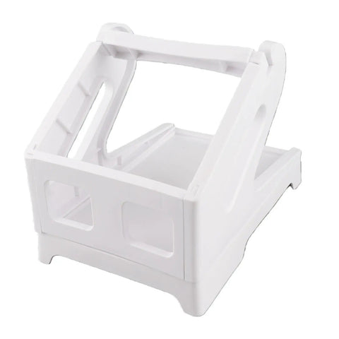 Thermal Printer Stand With Storage For 4x6 Label Rolls Removable Bracket Holds Shipping Labels Folding Labels And Roll Stickers