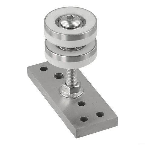 Heavy Duty Folding Door Pulley Featuring Ridiculously Smooth Nylon Rolling Wheel And Rock Solid Zinc Alloy Construction For Zero Hassle Barn Door Hardware Replacement System.