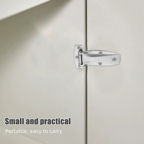 Heavy Duty Stainless Steel T Hinges For Closet Doors And Cabinets, Weatherproof Marine Grade Silver Bearing Hardware For Industrial Use, Overlay Cabinet Hinges, Durable Door Hardware That Keeps Doors Secure, silver T hinge on white cabinet door