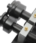 Close-up of Manual Bead Roller Kit With 6 Changeable Dies for Sheet Metal Beading and Flaring Heavy Duty Auto Body Panel Roller