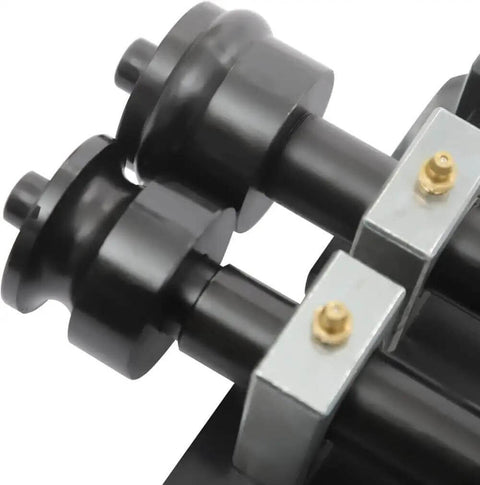 Close-up of Manual Bead Roller Kit With 6 Changeable Dies for Sheet Metal Beading and Flaring Heavy Duty Auto Body Panel Roller