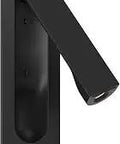 Keta USB Indoor Reading Light Matt Black With Motion Activated On Off, Built In USB Port, High Power LED Lamp, side view