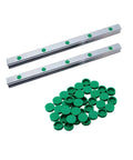 Heavy Duty HGR15 And HGR20 Linear Rail Block Kit For CNC Router Build Perfect Guide Rails With Bearing Steel Carriages For Smooth Motion Control And Rock Solid Square Frame Stability In Your Rig, HGR15/HGR20 rails and green end caps