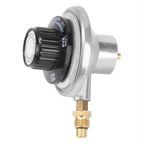 Low Pressure Gas Regulator With Adjustable Valve for BBQ Grills Patio Heaters Fire Pits Outdoor Cooking 1 Inch 20UNF Zinc Alloy