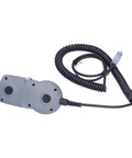 Heavy Duty CNC Electronic Handwheel With Magnetic Base For Manual X1 X10 X100 Positioning On Lathes And Machining Centers Total Machine Control, gray ABS housing, coiled cable