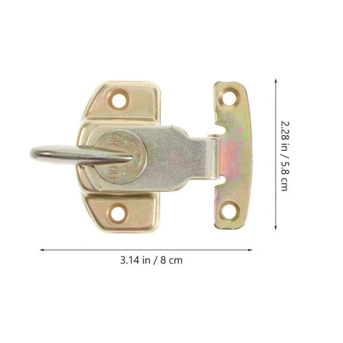 Built Tough Table Leaf Latches Rock Solid Extension Connectors Zero Fuss Assembly Galvanized Steel Satin Finish Hardware for dining tables, 3.14 in length.