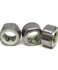 10x16x12 mm One-Way Needle Roller Bearing with Steel Cage Guides for Low-Profile Axial Load in close-up view