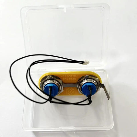 Built Tough P32.8150 Touch Contact Switch For Models P328 And P329 Plastic Packaging Strapping Baler Heavy Duty in clear case.