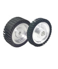 6 Inch Expander Rubber Wheel For Bench Grinder Replacement Accessory To Support Abrasive Belts Or Discs During Grinding And Finishing