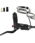 Hydraulic Electric Bike Brake Lever For 22mm Handlebars With 2A SM Connector And Power Off Sensor, aluminum, black finish