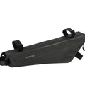 MidLoader DryBag M 3L Waterproof Bike Frame Bag With Dual Zippers TPU Polyester Construction Reflective Logo shown in side view