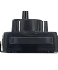 Upgrade Your Machining Game With This Sweet HC121 Handwheel Manual Pulse Generator. Black plastic CNC axis controller, front view.