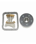Solid Timing Chain Set With Camshaft Adjuster Kit For 2.0 Fsi Tfsi Engines Fits A4 A6 And Compatible VW Skoda Seat Cars To Beat Stretching Issues, steel chain and adjuster