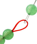 Flexible 0.3mm Steel Wire Big Eye Embroidery Beading Needle Set threading green beads