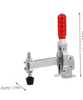 Heavy Duty Welding Toggle Clamps Pair With Rubber Tips Iron Fixed Workshop Hold Downs For Woodworking Jigs And Welding Fixtures