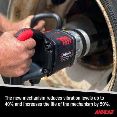 Straight Up Heavy Duty 1 Inch Straight Pneumatic Impact Wrench With Vibrotherm Drive And Rubber Grip 2300 Ft Lbs Torque Crushes Rusty Bolts Fast Extended Anvil Real Deal Air Tool