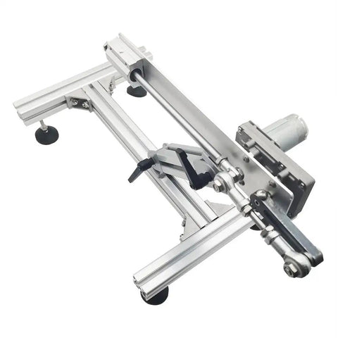 Reciprocating Linear Actuator Kit With Telescopic Rails, Dripproof Gear Motor, Metal Stands, 24V 150mm Stroke, DIY Friendly