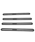 Adjustable Flat Mending Plate Set 4 Pack Stainless Steel Slotted Furniture Repair Brackets for Wood Shelves Tables Chairs