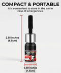 Compact Windshield Chip Repair Kit With Glass Repair Liquid for Quick Fix