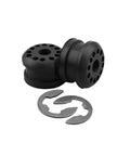 Dodge Ram 1500 2500 3500 4x4 Transfer Case Shifter Linkage Bushing Grommet Replacement For Smoother Shifts And Less Vibration No More Grind Quiet Ride Includes 2 Pcs And 2 Metal Clips black silicone bushings and clips