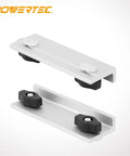 Workhorse T Track Stop Kit For Woodworking And Routing Including 2 Long Stops, 2 Short Stops, 2 Inline Stops, 8 Wing Knobs And 8 T Bolts