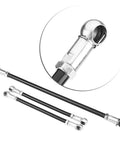 Direct Swap Transmission Linkage Set For 106 And Saxo, Aircraft Grade Aluminum, 3 Pieces, Tough Wear Proof Shift Rods, Lightweight Easy Install, Snappy Shifts For 1991 To 2003 Auto Repairs And DIYers, 3-piece linkage rods